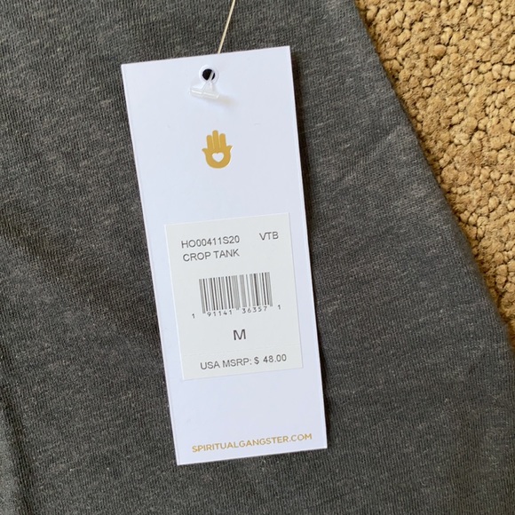 Spiritual Gangster Crop Tank - Picture 6 of 8